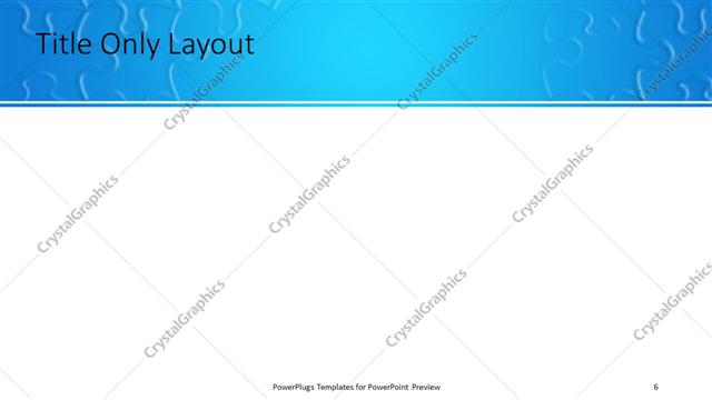 Title Only presentation slide layout