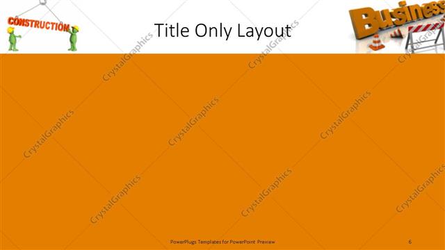 Title Only presentation slide layout