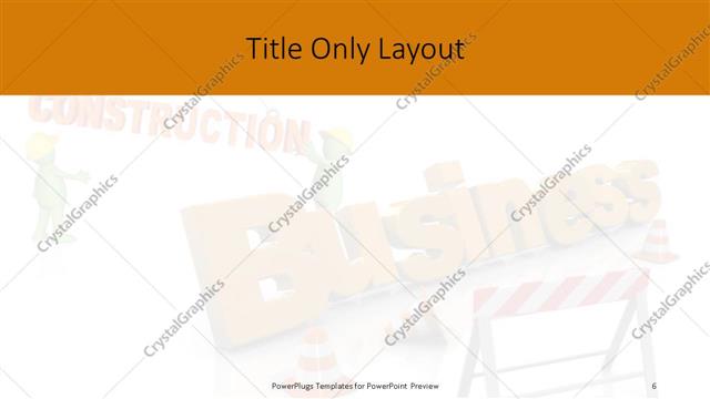 Title Only presentation slide layout
