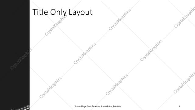 Title Only presentation slide layout