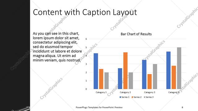 Content with Caption presentation slide layout