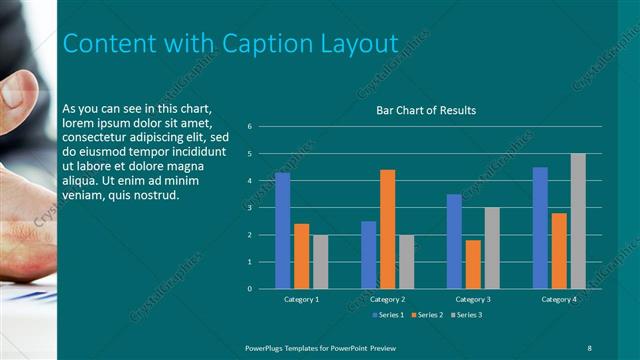 Content with Caption presentation slide layout