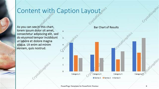 Content with Caption presentation slide layout