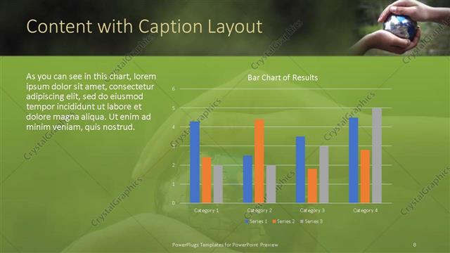 Content with Caption presentation slide layout
