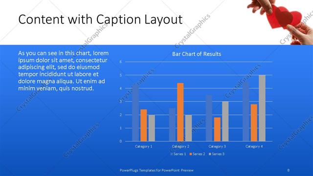 Content with Caption presentation slide layout