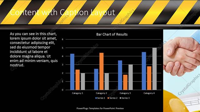Content with Caption presentation slide layout