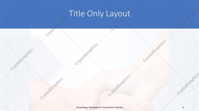 Title Only presentation slide layout