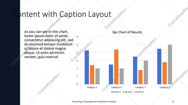 Content with Caption presentation slide layout
