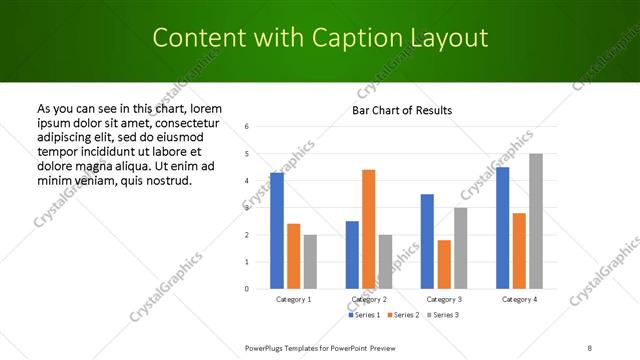 Content with Caption presentation slide layout
