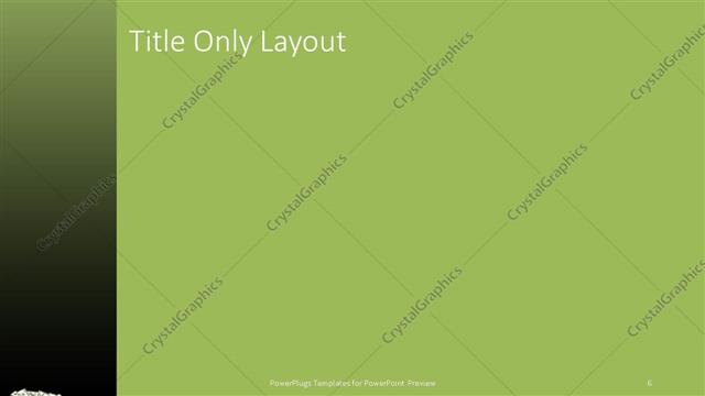 Title Only presentation slide layout