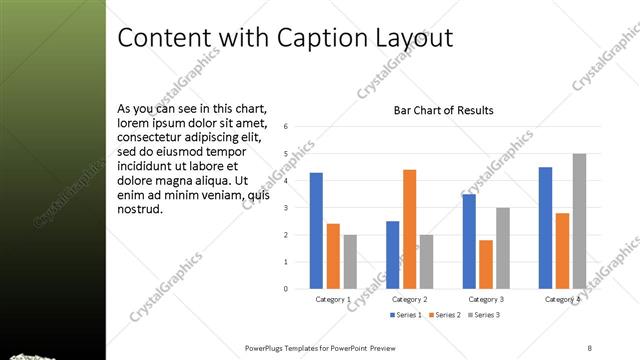 Content with Caption presentation slide layout