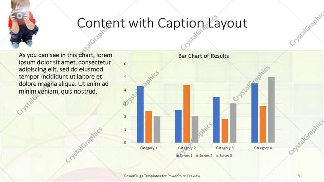 Content with Caption presentation slide layout
