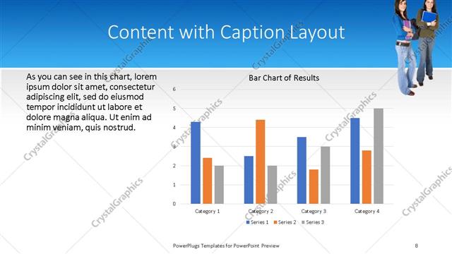 Content with Caption presentation slide layout