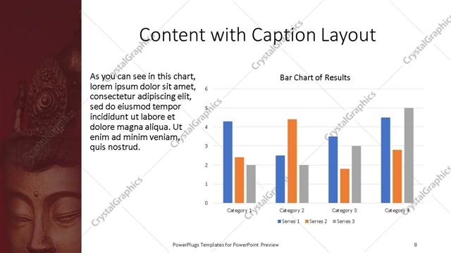 Content with Caption presentation slide layout