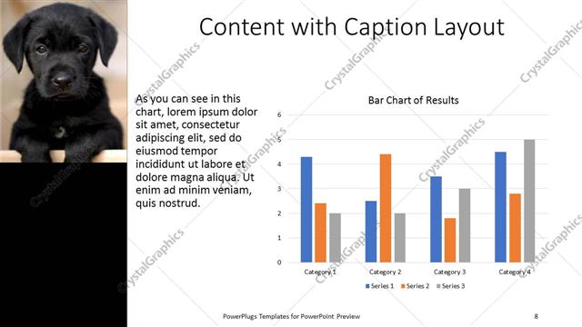 Content with Caption presentation slide layout