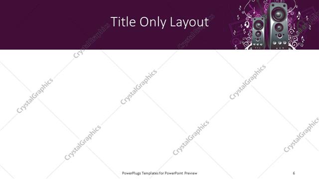 Title Only presentation slide layout