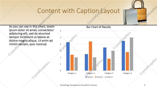 Content with Caption presentation slide layout
