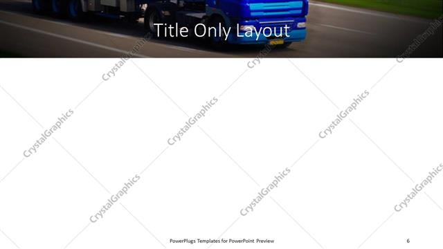 Title Only presentation slide layout