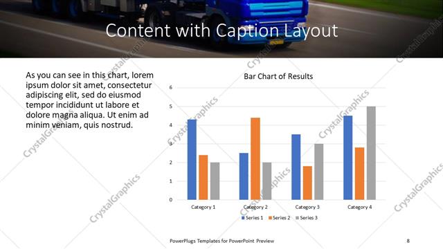 Content with Caption presentation slide layout