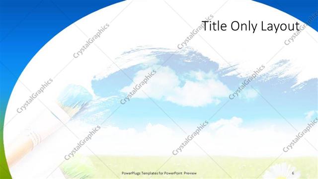 Title Only presentation slide layout
