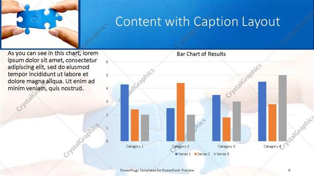 Content with Caption presentation slide layout