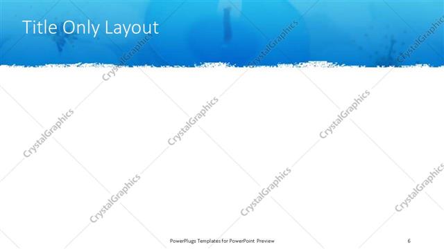 Title Only presentation slide layout