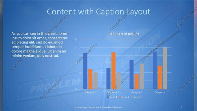 Content with Caption presentation slide layout