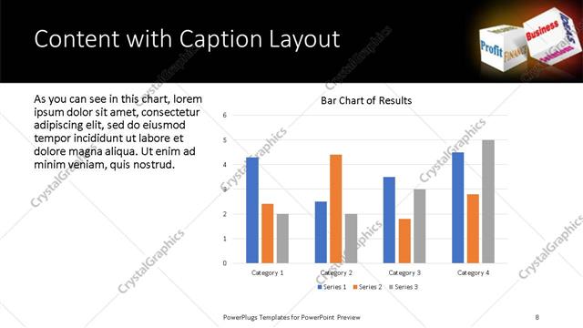 Content with Caption presentation slide layout