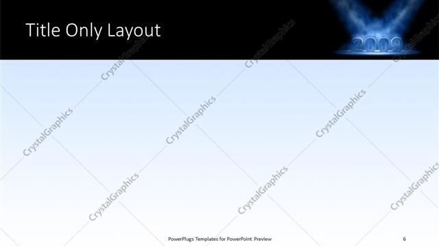 Title Only presentation slide layout