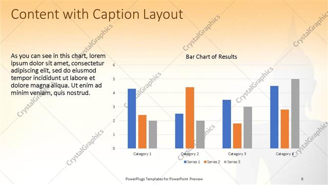 Content with Caption presentation slide layout