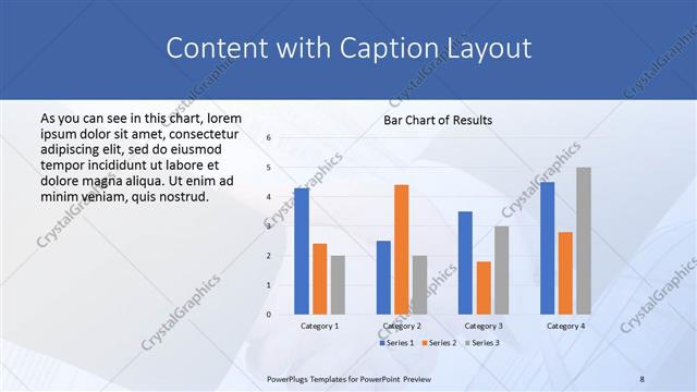 Content with Caption presentation slide layout
