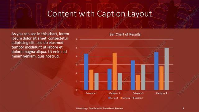 Content with Caption presentation slide layout