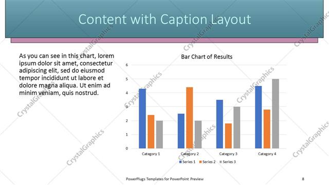Content with Caption presentation slide layout