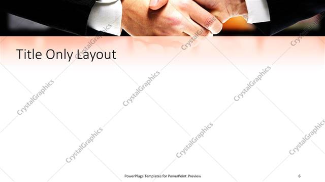 Title Only presentation slide layout