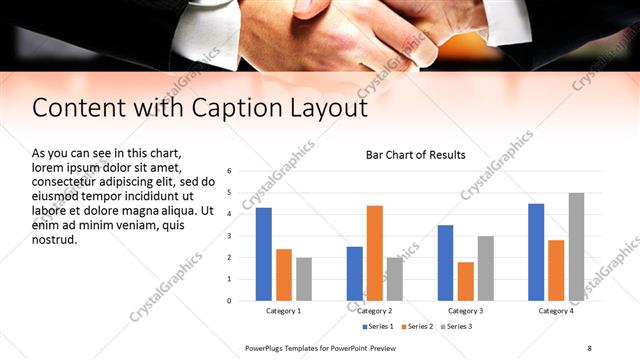 Content with Caption presentation slide layout