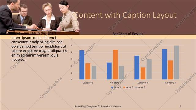 Content with Caption presentation slide layout