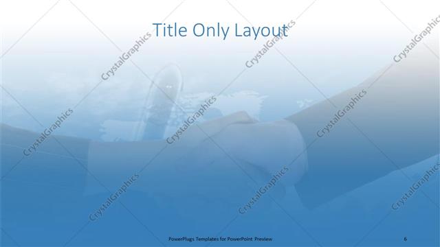 Title Only presentation slide layout