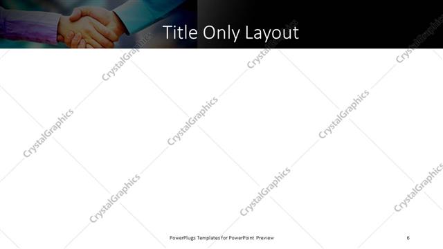 Title Only presentation slide layout