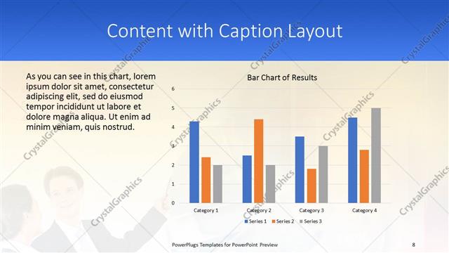 Content with Caption presentation slide layout