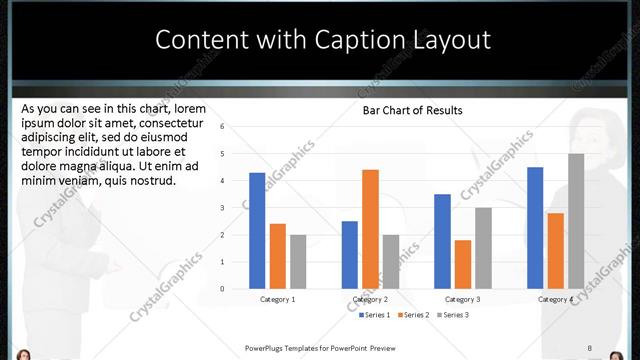 Content with Caption presentation slide layout