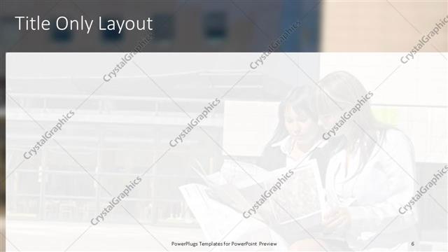 Title Only presentation slide layout