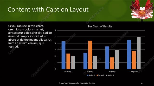 Content with Caption presentation slide layout