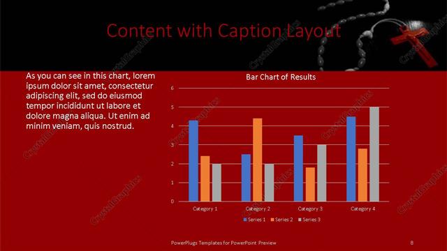 Content with Caption presentation slide layout