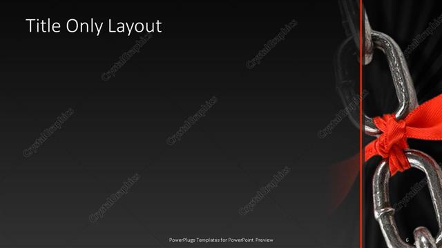 Title Only presentation slide layout