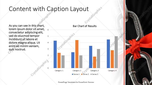 Content with Caption presentation slide layout