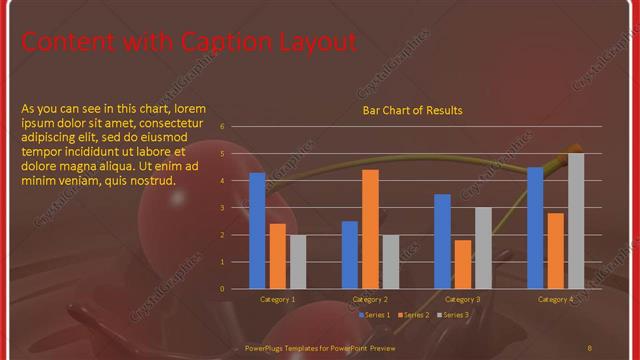Content with Caption presentation slide layout
