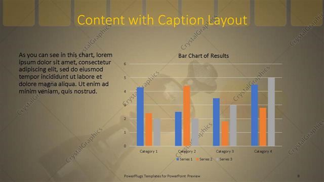 Content with Caption presentation slide layout