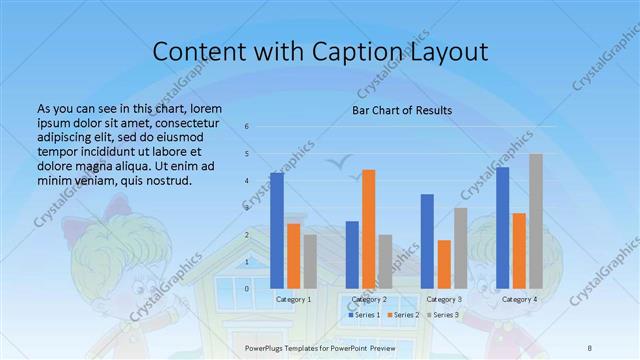 Content with Caption presentation slide layout
