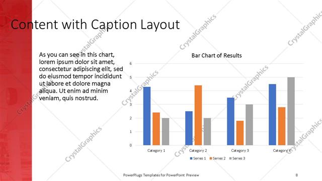 Content with Caption presentation slide layout