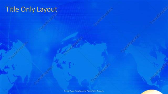 Title Only presentation slide layout